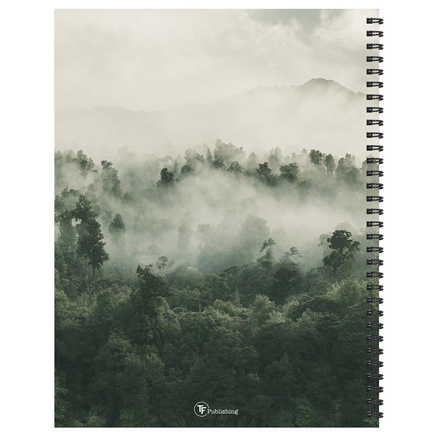 TF Publishing - Paper Goods - 2025 Forest Mist Large Weekly Monthly Planner