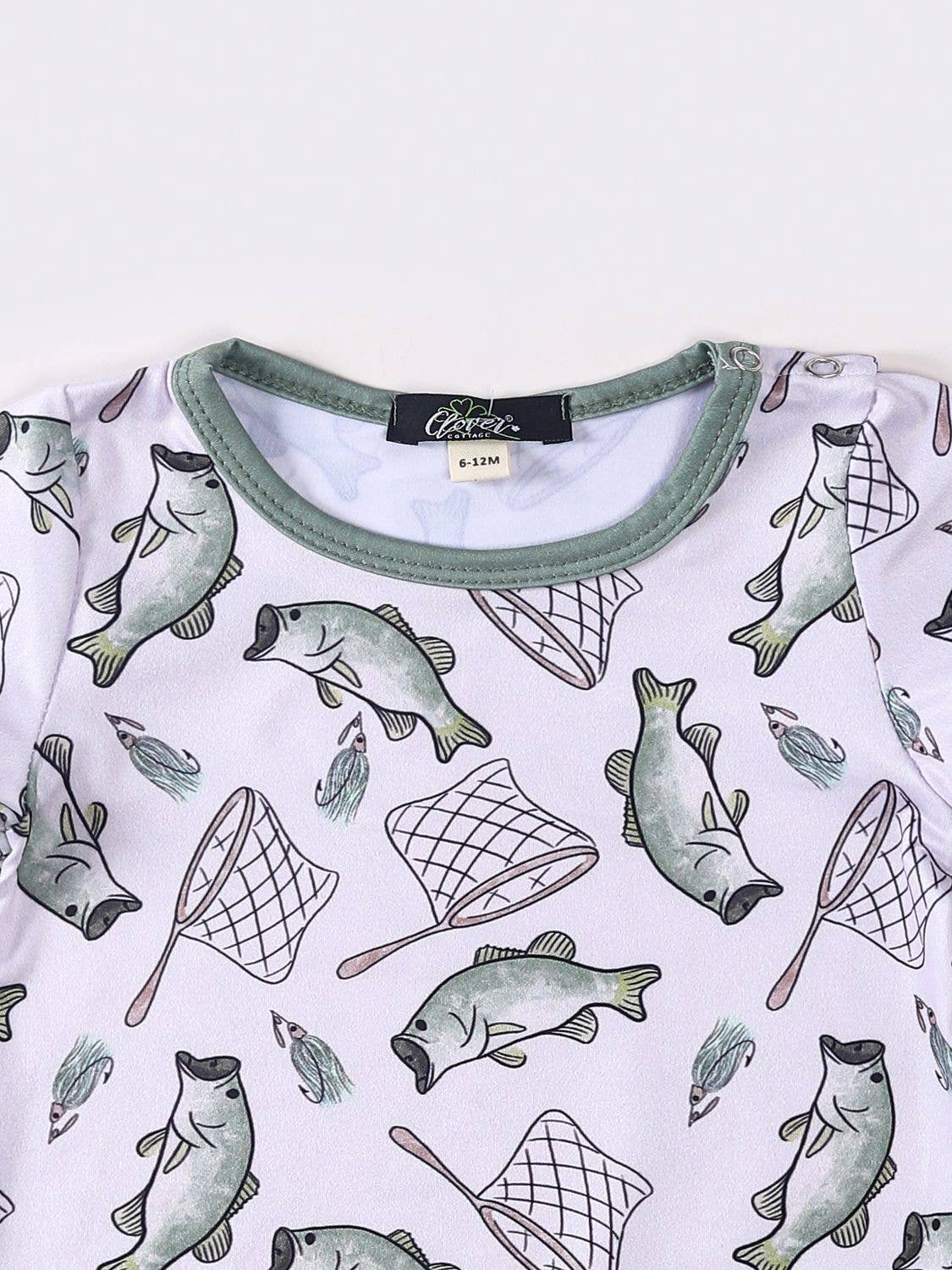 Clover Cottage - Catch & Release Boy Romper