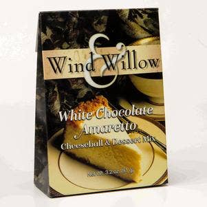 Wind & Willow - White Choc. Amaretto Cheesecake (cs 12) -Sweet Cheeseball