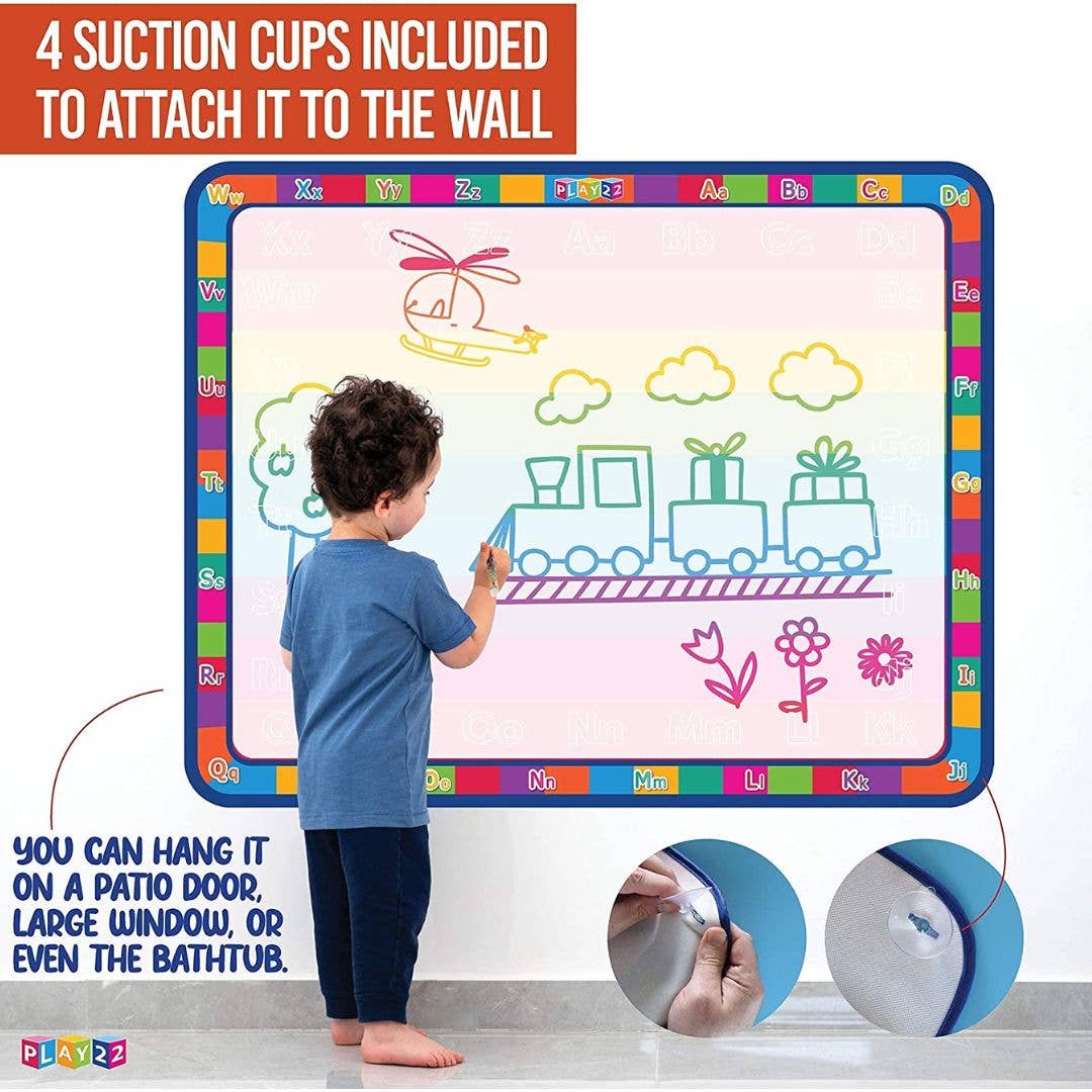 Large Magic Water Doodle Mat - 22 PCS, 39x30 STEM