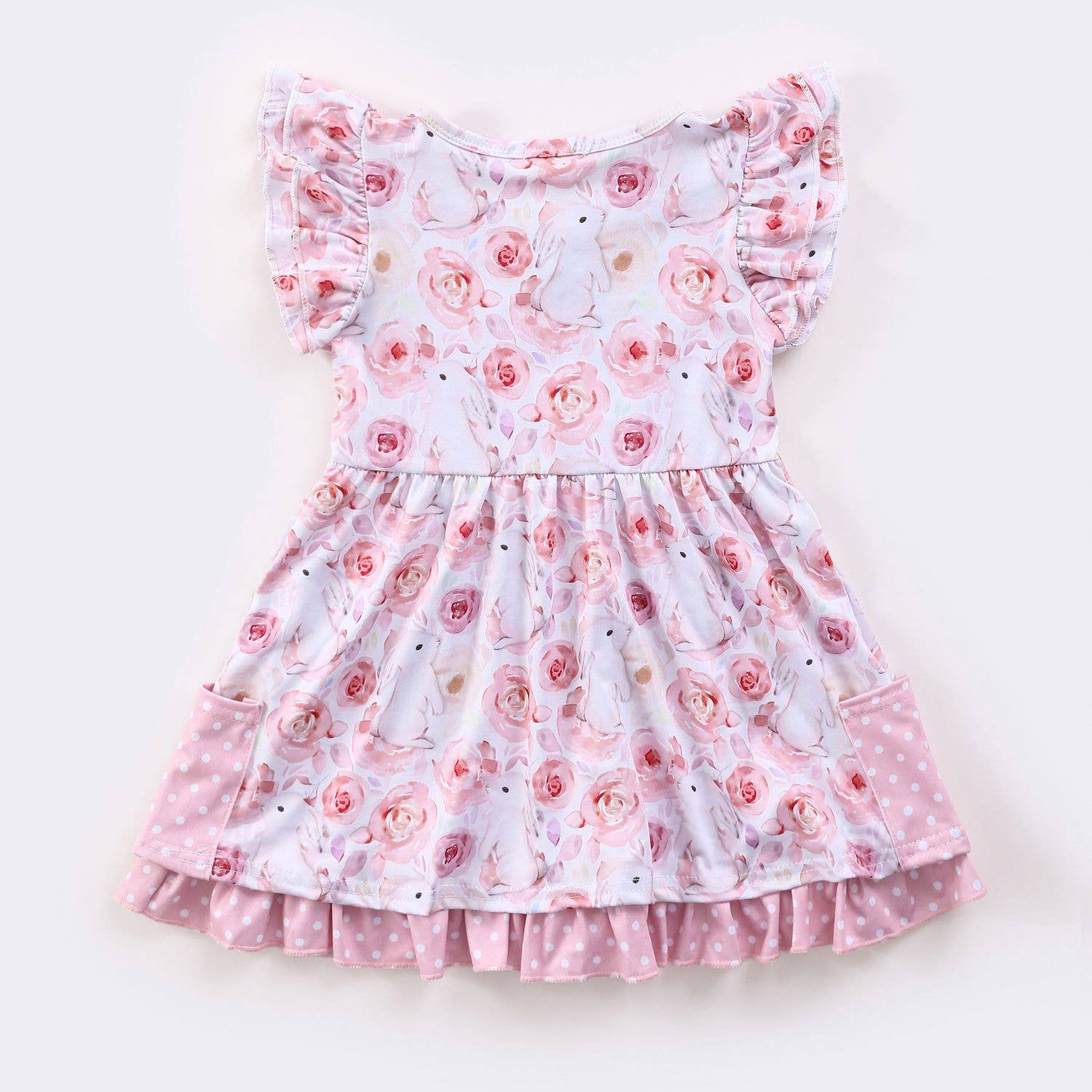 Clover Cottage - Bunny Blooms Girls Dress Easter