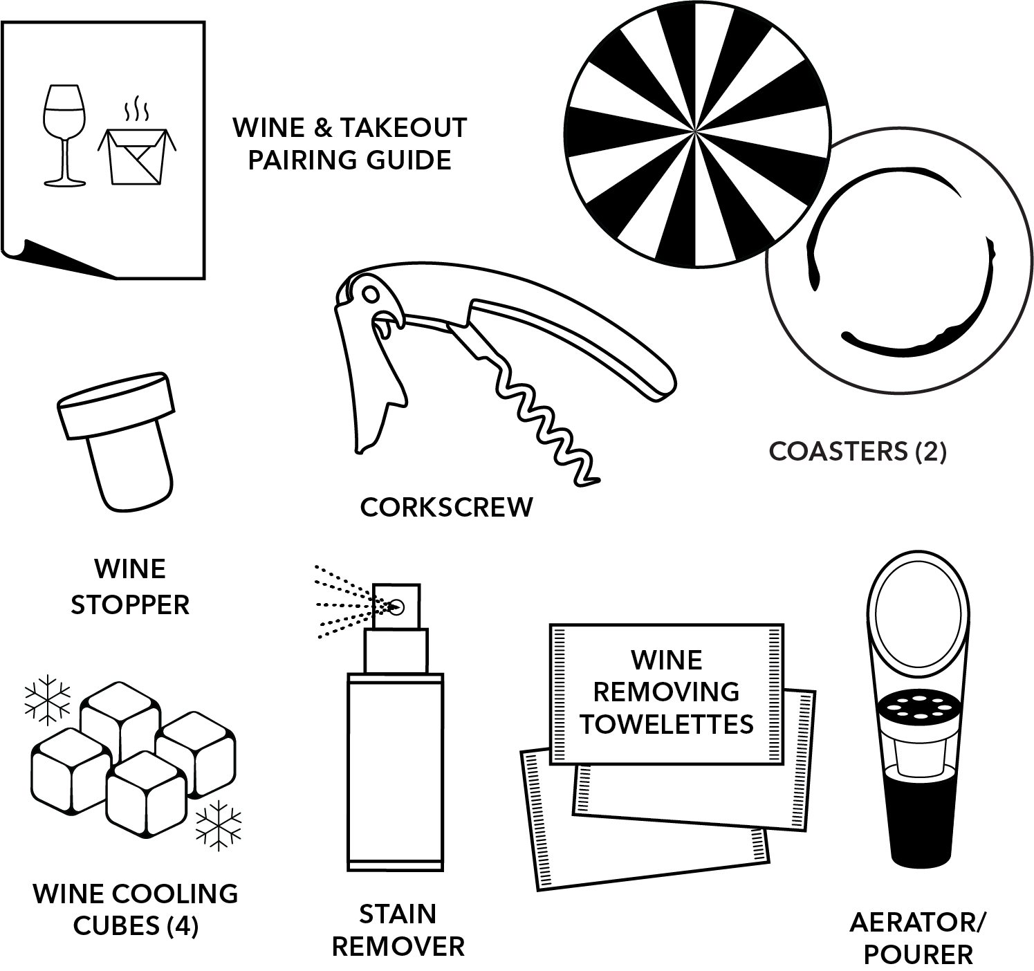 Pinch Provisions - Uncork & Unwind Wine Night Kit