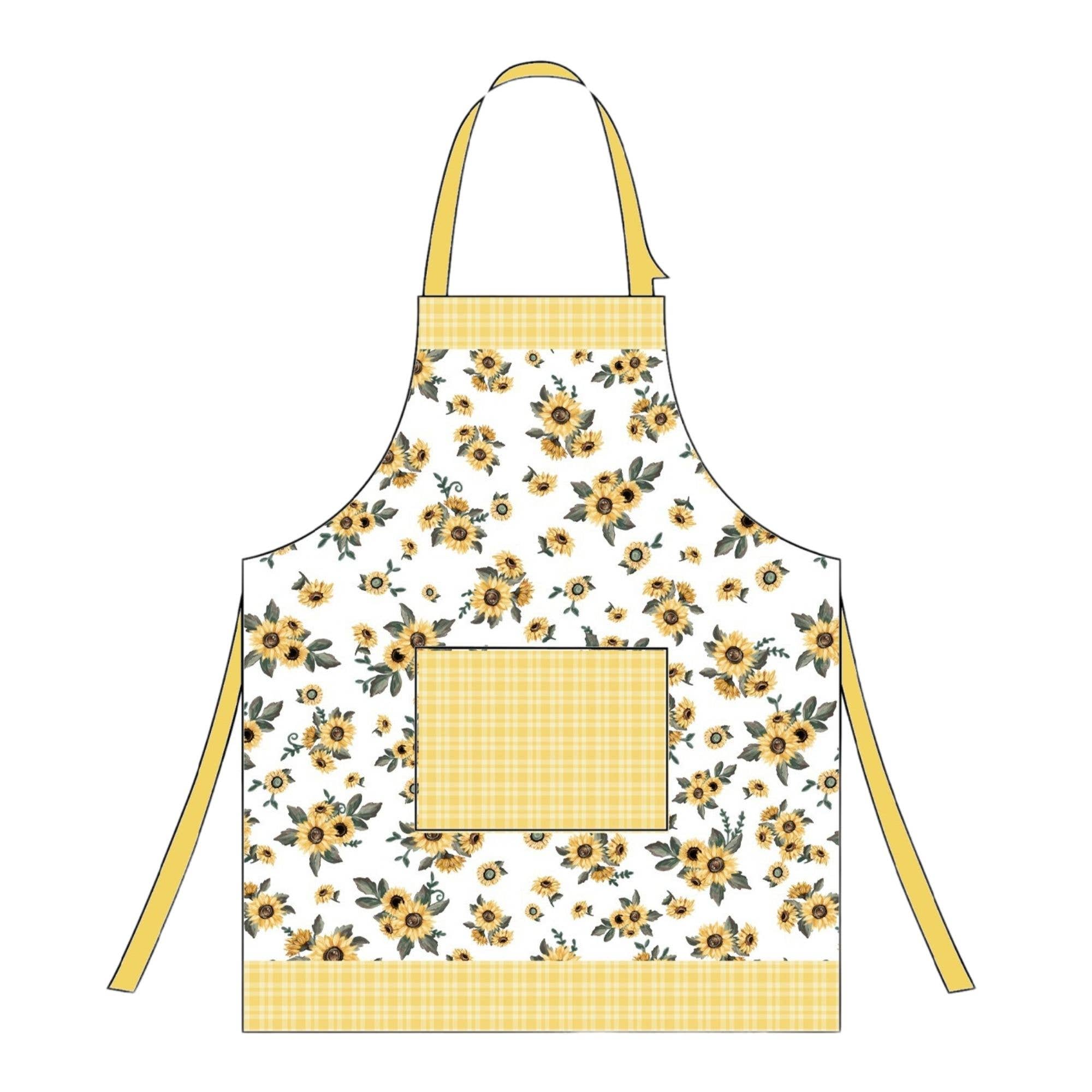 "Down Home" Sunflower Apron