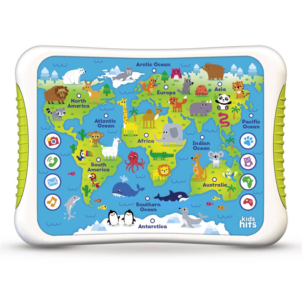 Kids Hits Educational Toodler Hit Pad Toy- Discovery Atlas
