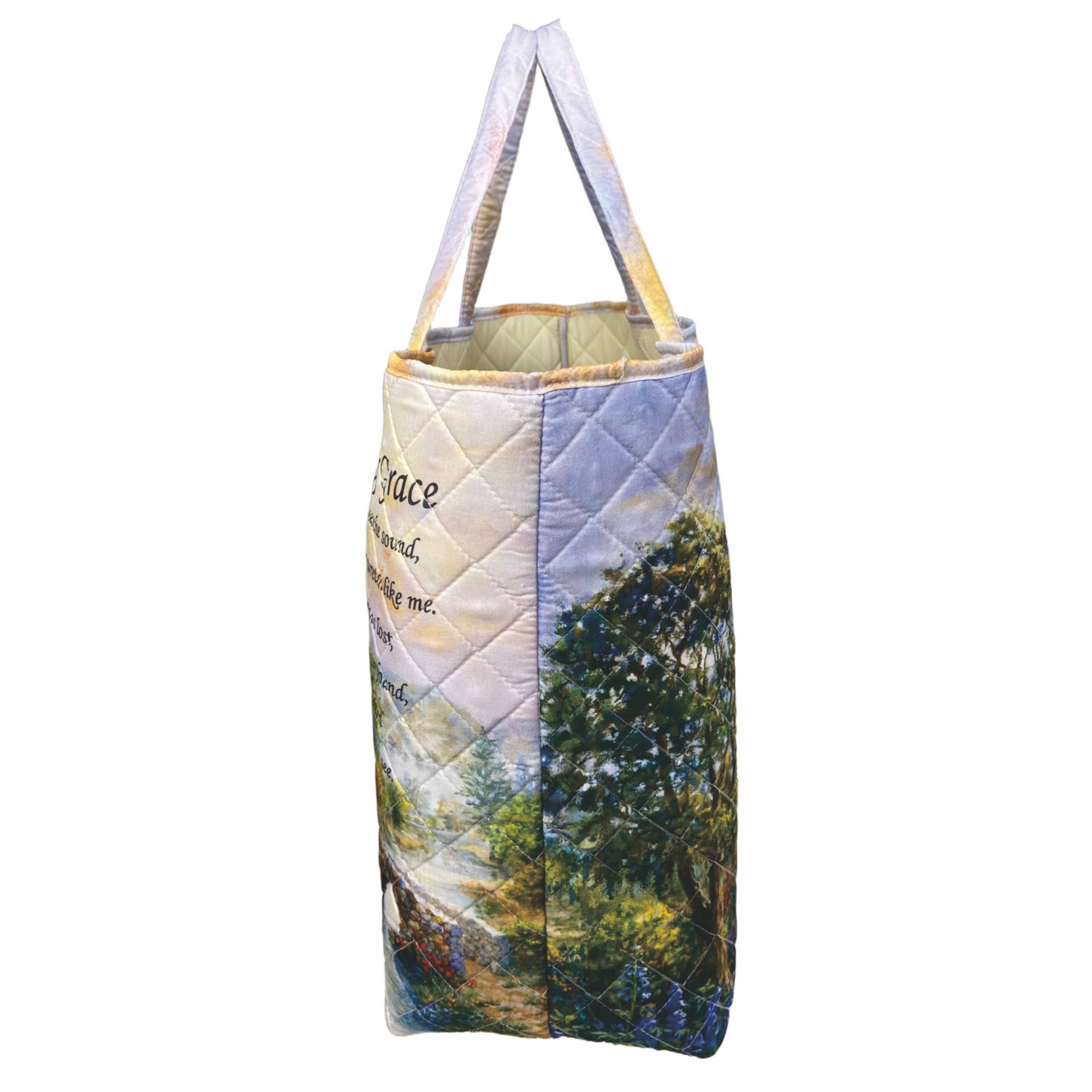 "Amazing Grace" Designer Quilted Tote Bag