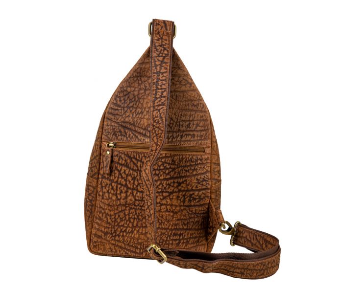 Sierra Falls Hair-on Hide Bucket Sling Bag