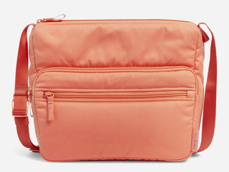 Utility Crossbody Bag COLOR Recycled Cotton Desert Flower Pink