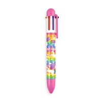 comic attack 6 click multi color pen