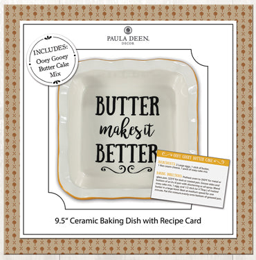 CERAMIC BUTTER CAKE MIX DISH
