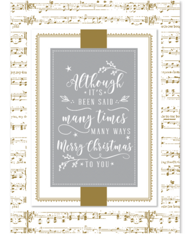 Christmas Music Box Card Set