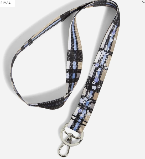 Wide Lanyard PATTERN Cozy Plaid Neutral