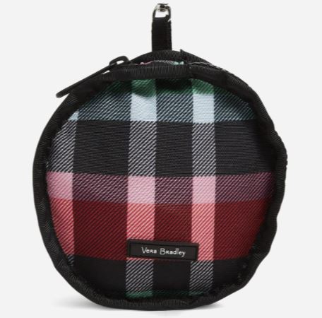 Pet Travel Bowl Ribbons Plaid