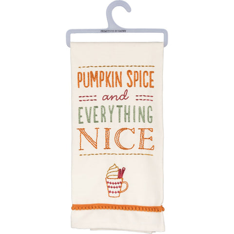 Dish Towel - Pumpkin Spice And Everything Nice