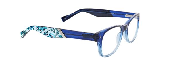 Courtney Patterned Frame Reading Glasses in Cloud Vine