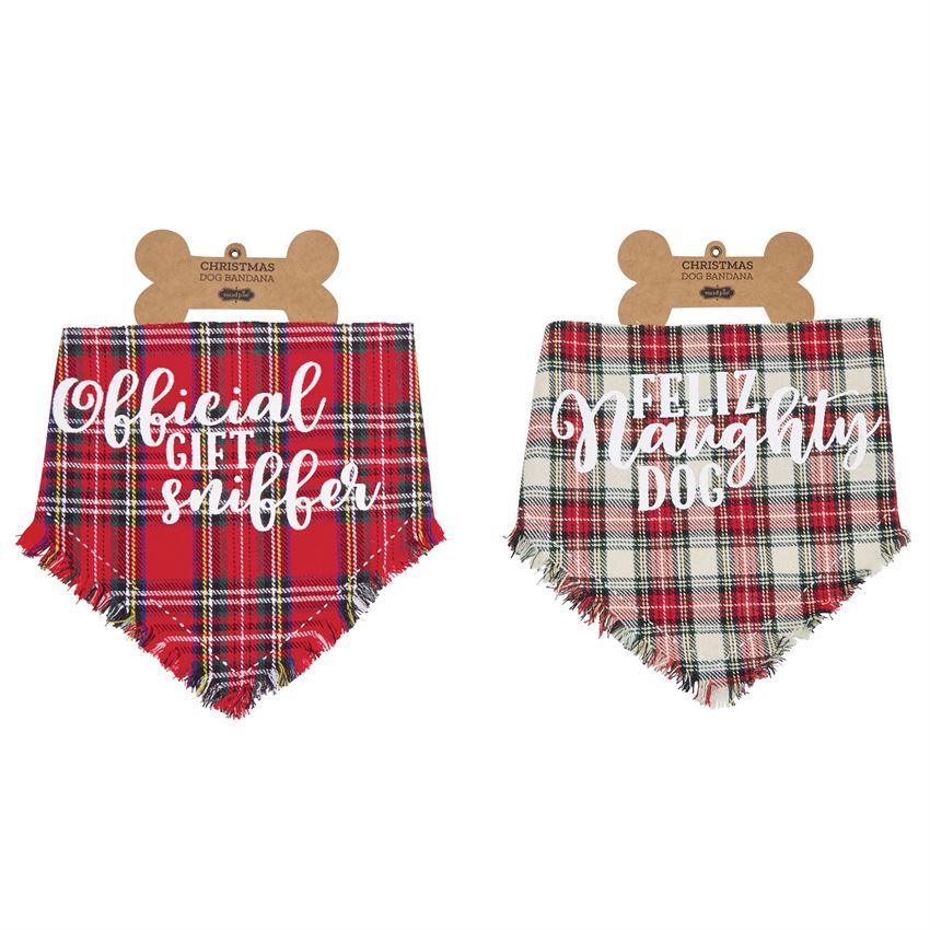 HOLIDAY DOG BANDANAS