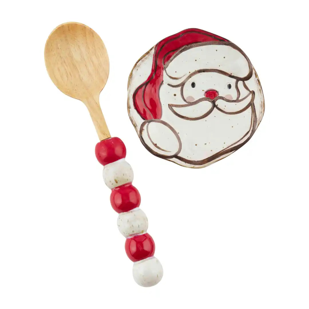 FARMHOUSE SANTA SPOON REST SET