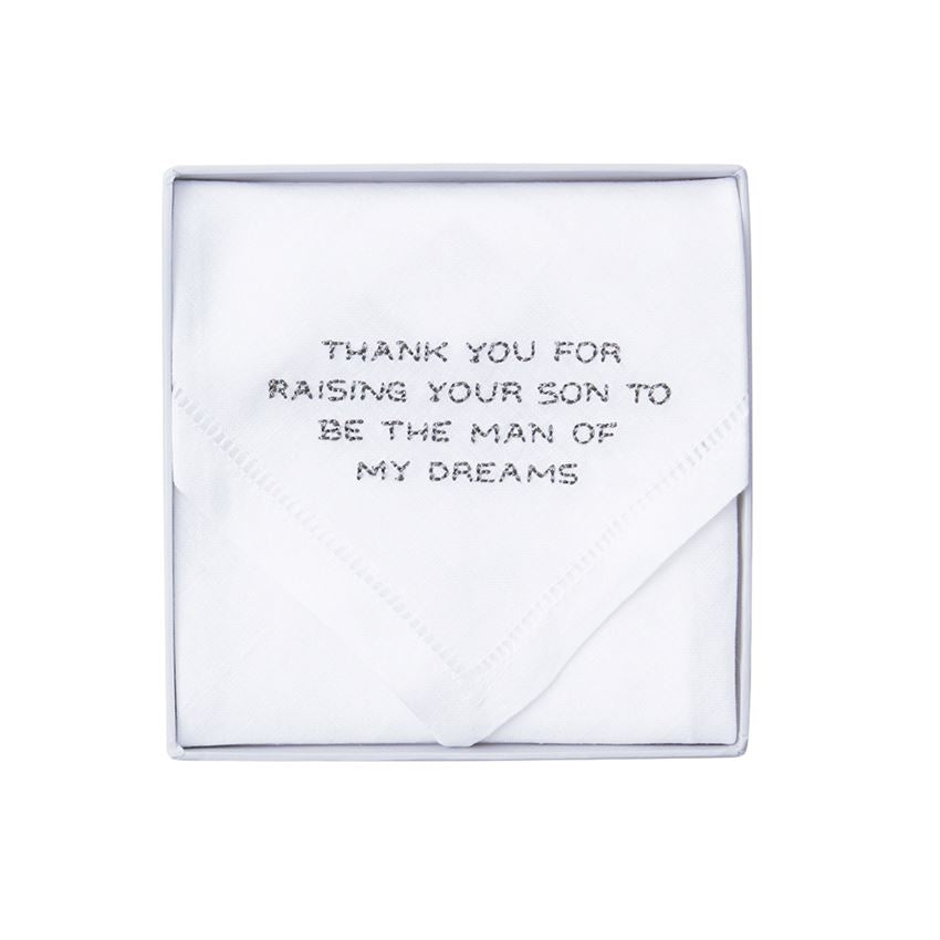 MAN OF MY DREAMS IN-LAW HANDKERCHIEF