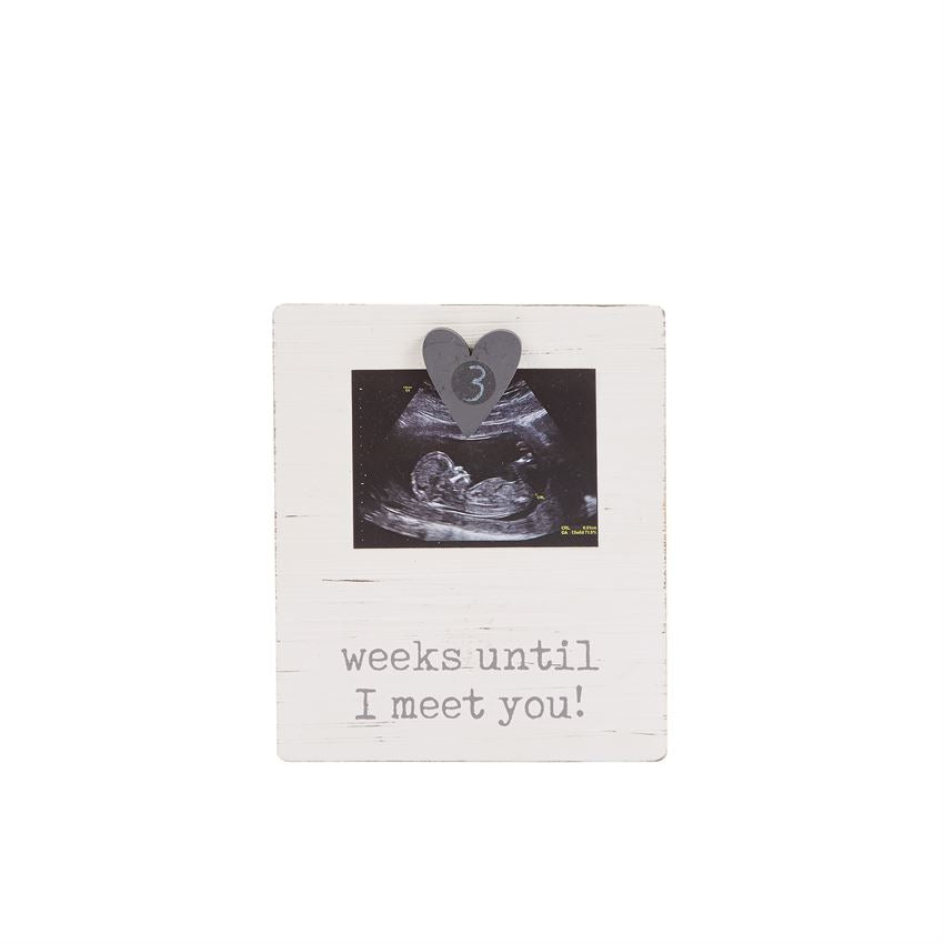 MAGNET ULTRASOUND WOOD BLOCK PICTURE FRAME