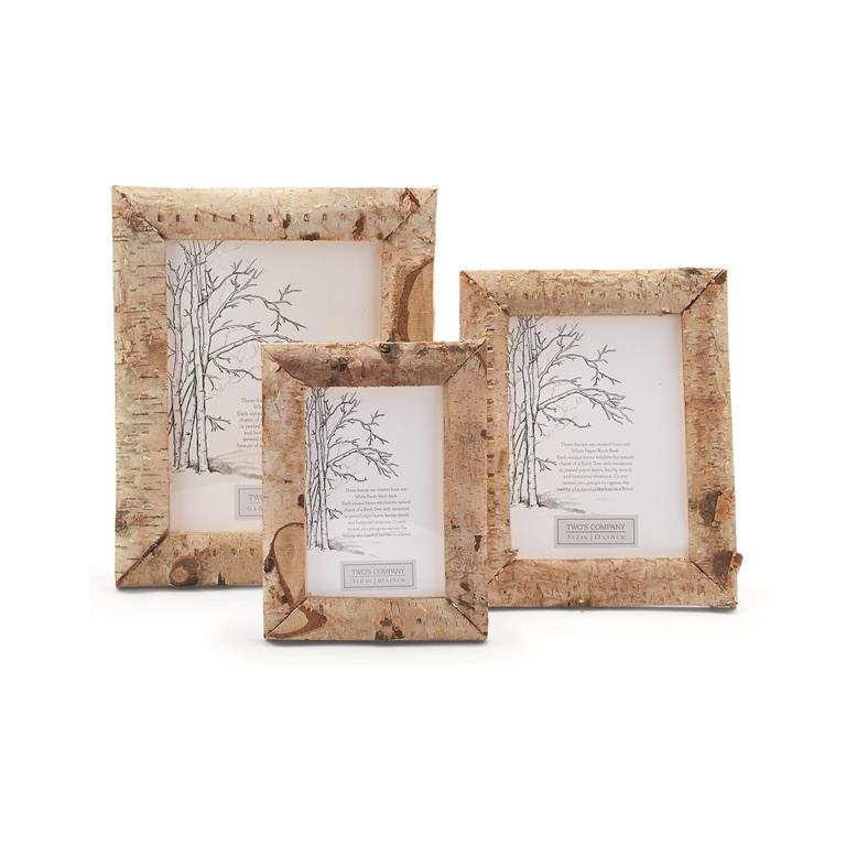 White Birch Photo Frames