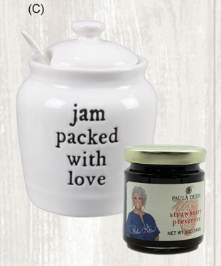 Paula Deen CERAMIC JAM JAR
