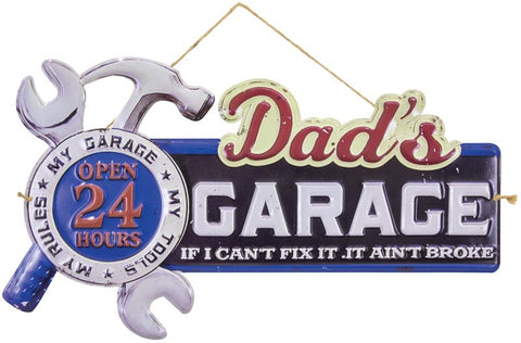 DAD'S 24 HOUR GARAGE SIGN