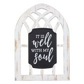 It Is Well Window Sign