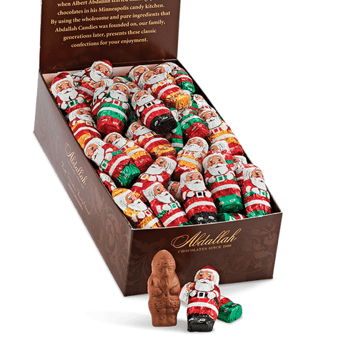 Mini Foiled Santa Candies