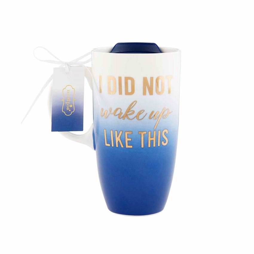 BLUE OMBRE TRAVEL MUG