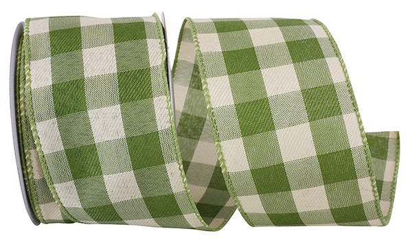 CELINE PLAID TWILL WIRED EDGE