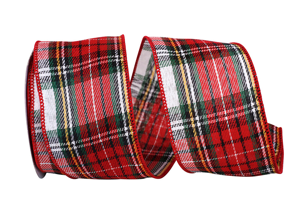 SPEARMINT PLAID CLASSIC TWILL WIRED EDGE