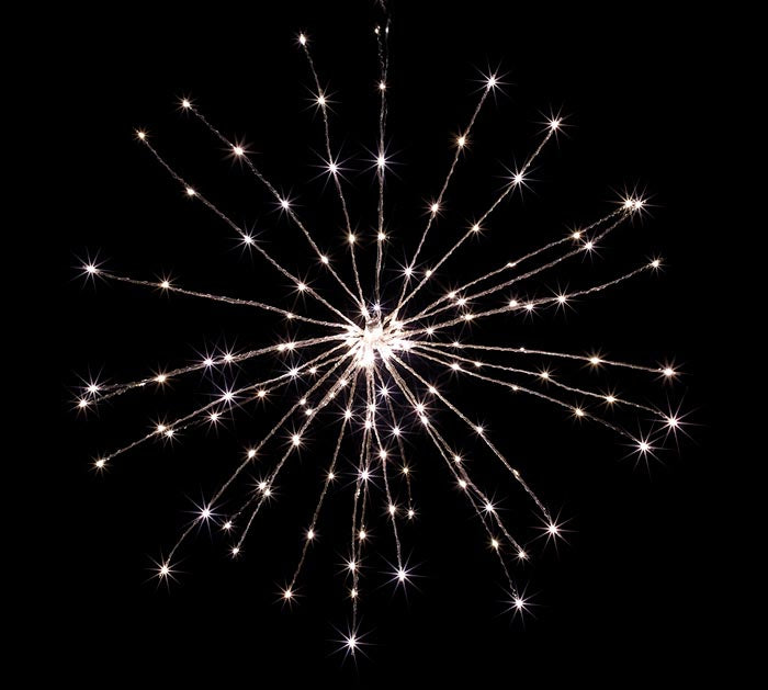 LARGE LIGHTED STARBURST WITH TIMER