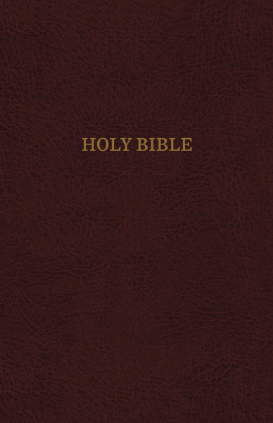 KJV, Reference Bible, Personal Size Giant Print, Bonded Leather, Burgundy, Red Letter Edition