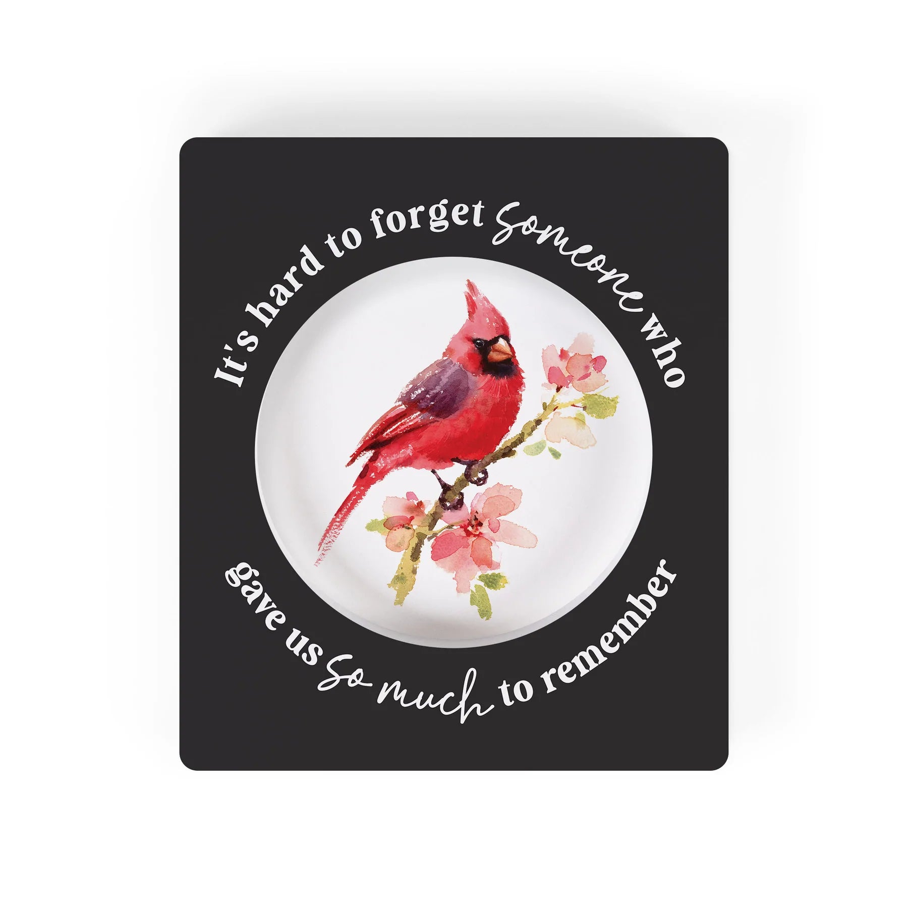 IT'S HARD TO FORGET SOMEONE WHO GAVE CARVED CIRCLE DÉCOR