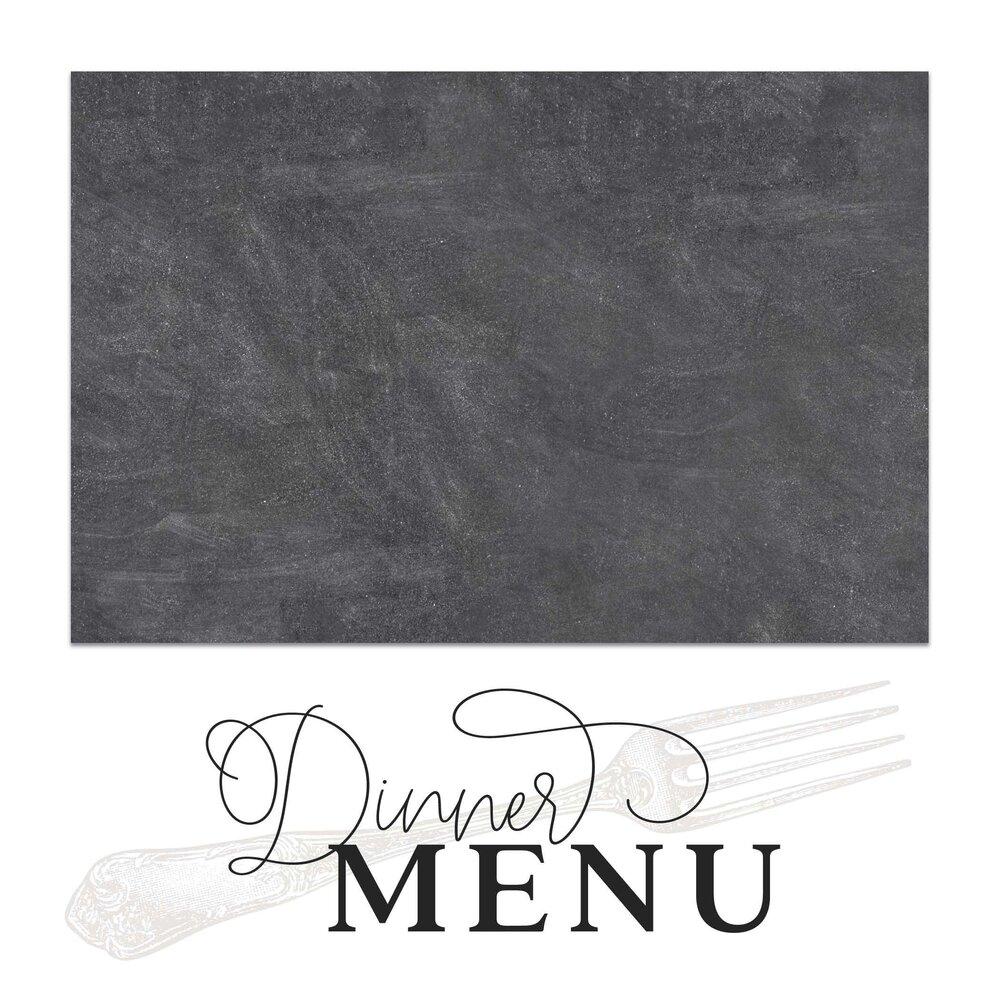 Dinner Menu Message Block