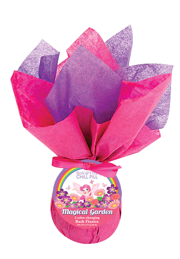 Chill Pill® Bath Fizzer in Magical Garden