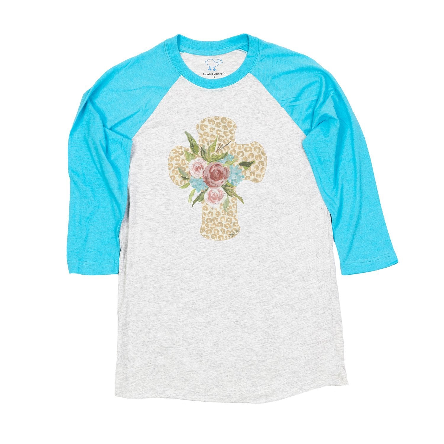 Cheetah Flower Cross Shirt