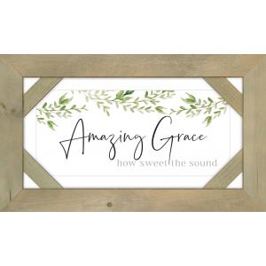 FRAMED ART Amazing Grace How Sweet The Sound