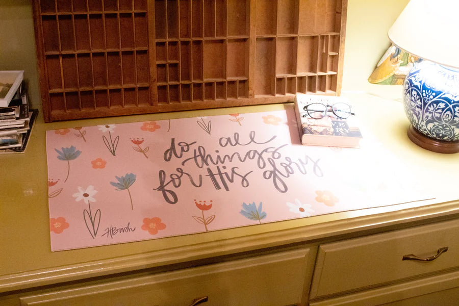 FOR HIS GLORY DESK MAT