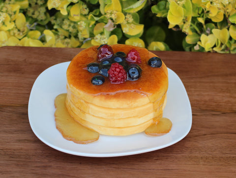 Plate of Pancakes w/ Fruit-Faux Food