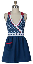 America the Beautiful Hostess Apron
