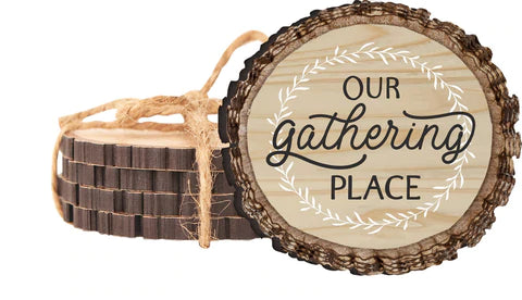 OUR GATHERING PLACE BARKY COASTER 4-PACK