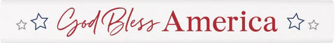 GOD BLESS AMERICA STICK SIGN