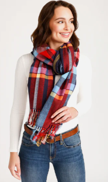 Plaid Blanket Scarf Tartan Plaid