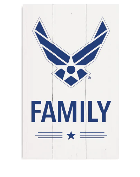 AIR FORCE FAMILY PALLET DÉCOR