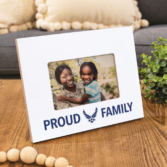 PROUD AIR FORCE FAMILY PHOTO FRAME