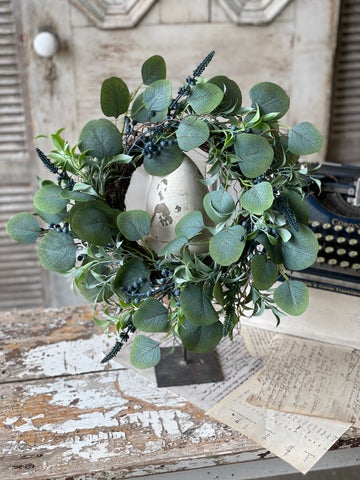 Speedwell Eucalyptus Candle Ring | 16"