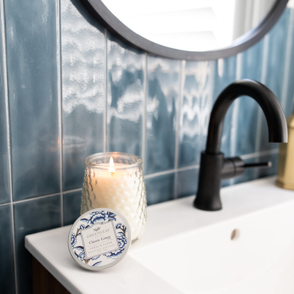 Greenleaf Candle-Classic Linen