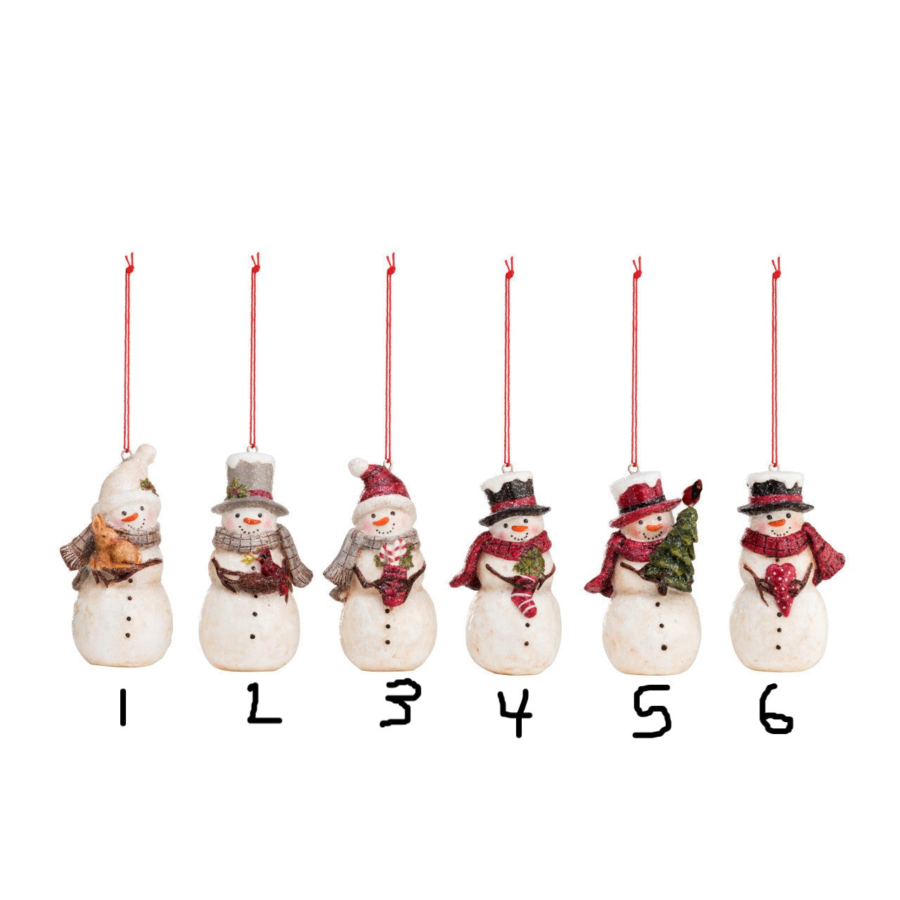Mini Snowmen Ornaments
