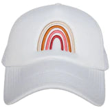 RAINBOW TRUCKER HAT (WHITE FOAM)