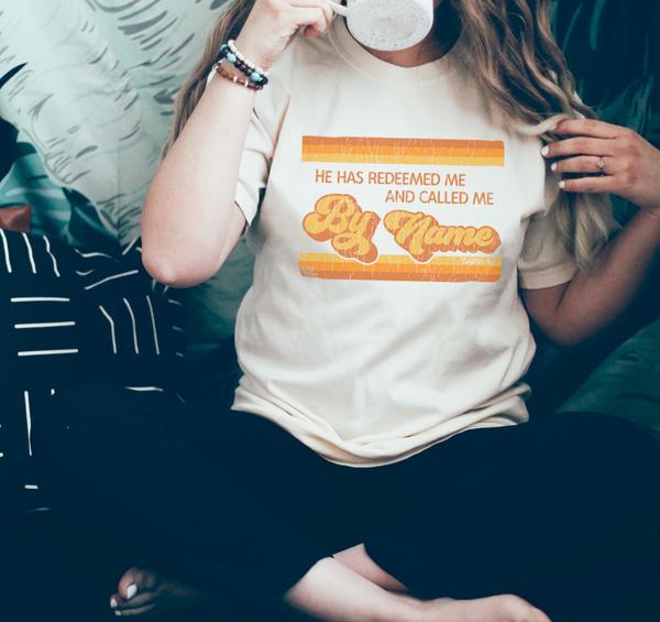 He has redeemed me Short Sleeve T-Shirt